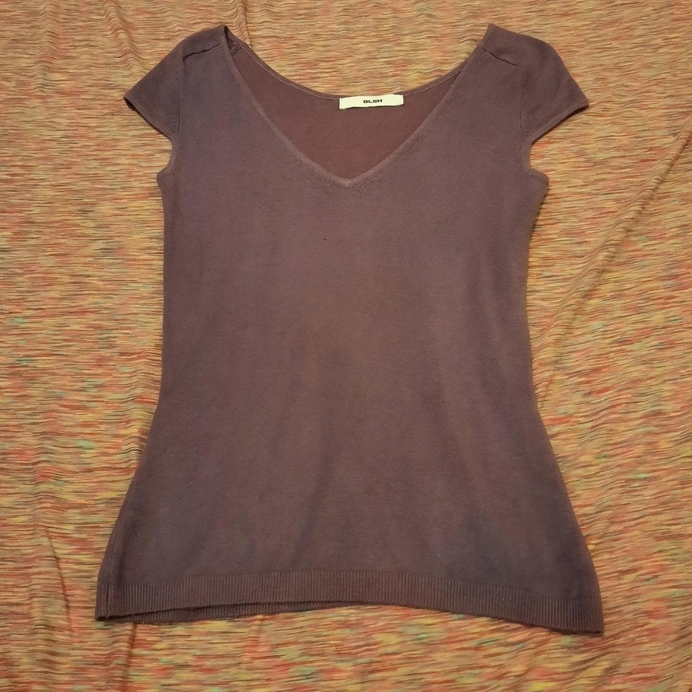 Club Monaco Lavender Short Sleeve Top